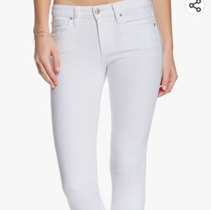 Joe's Jean White Stretch Skinny Ankle Jean Sz 28